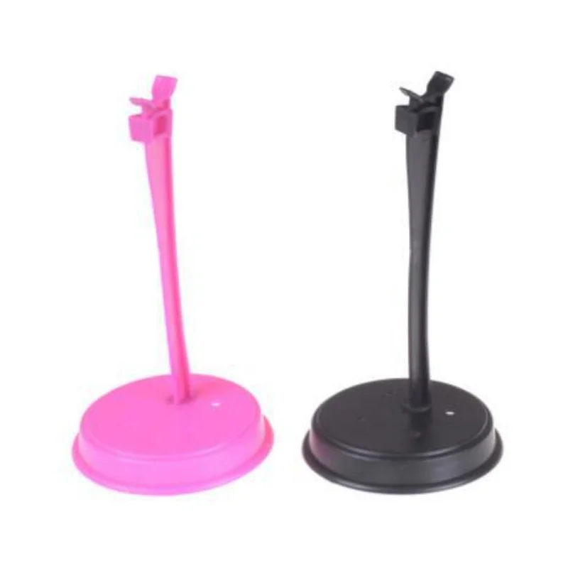 10pcs 6-point Doll Stands Transparent Color Support Stands Human Display Stand Exhibition Stand Family Accessories