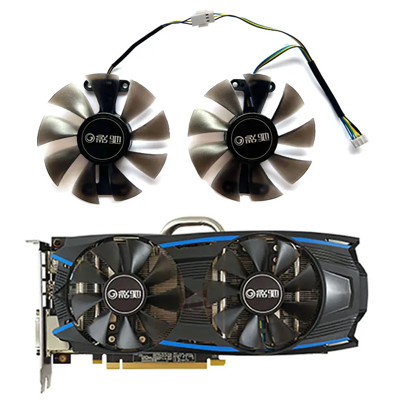 85MM New For GALAX GeForce GTX1060 1063 960 950 EXOC OC Graphics Card Replacement Fan GA91S2H