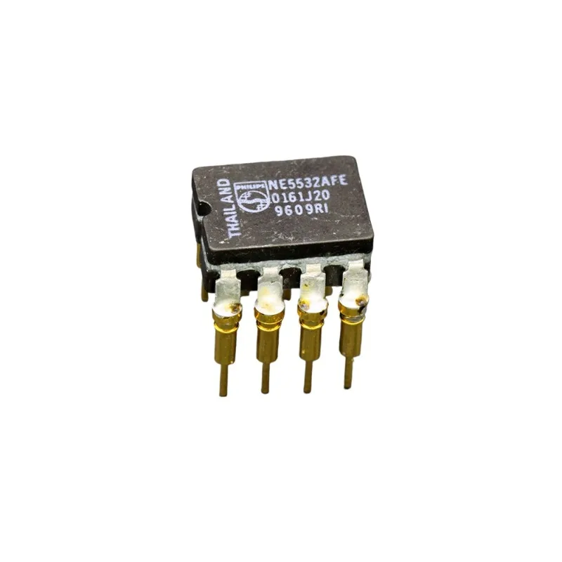 

Five wheat gold-plated operational amplifier sleeve NE5532AFE dual operational amplifier