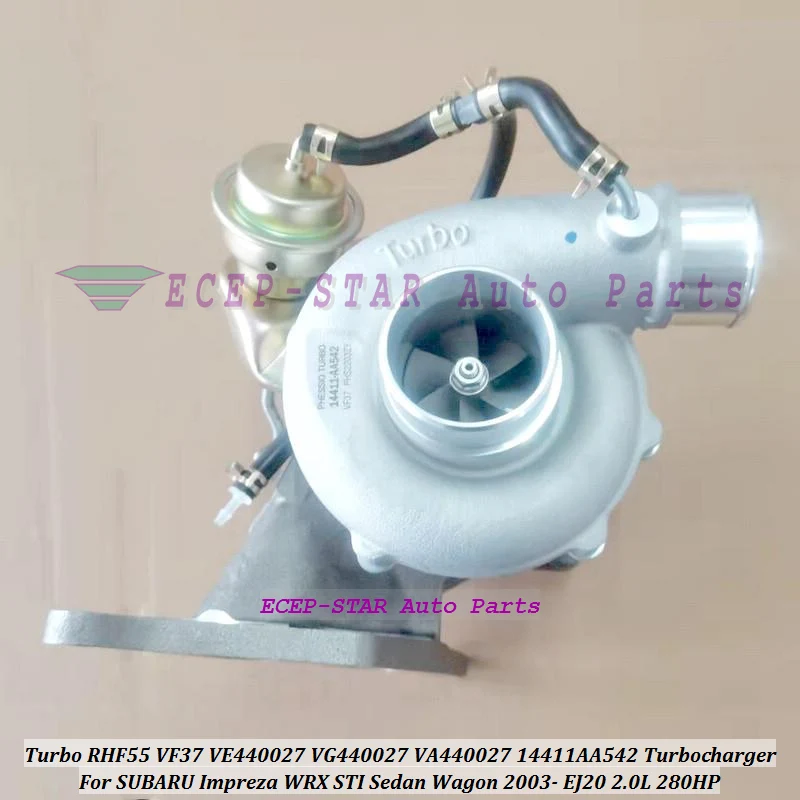 Turbo Turbocharger RHF55 VF37 VE440027 VG440027 VA440027 14411AA542 For SUBARU Impreza WRX STI Sedan Wagon 2003- EJ20 2.0L 280HP