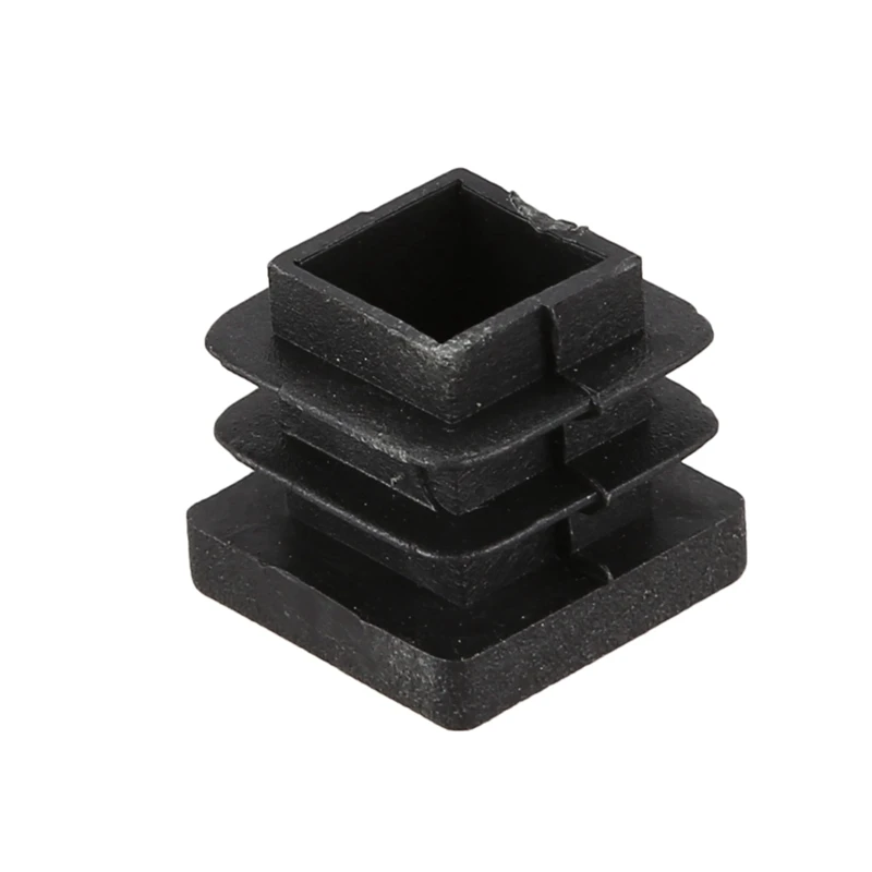 36 Pcs 15Mm X 15Mm Plastic Square Caps Tube Pipe Inserts End Blanking