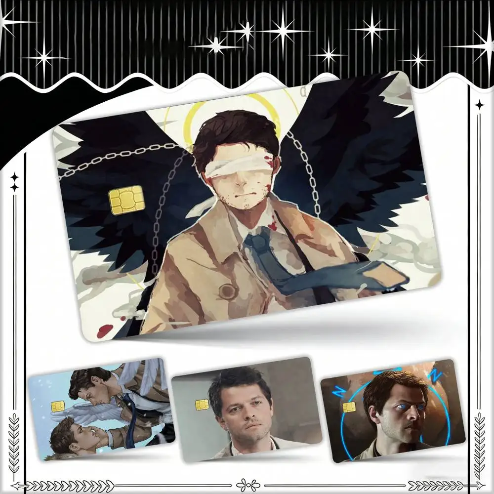 

C-Castiel Waterproof Film Skin Cover Credit Card Stickers Debit Front Bank Bus Pass