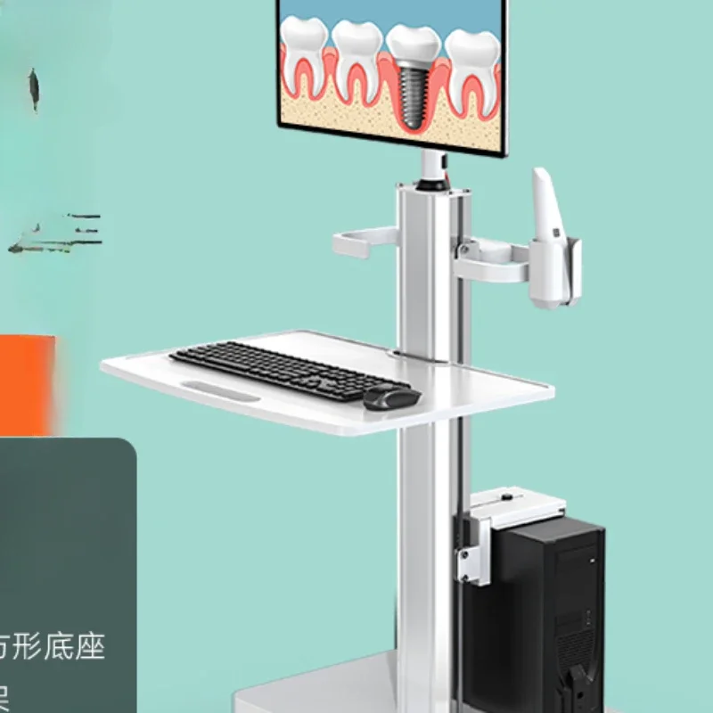 Therapeutic medical trolley Oral mobile trolley Dental mouth sweeping trolley