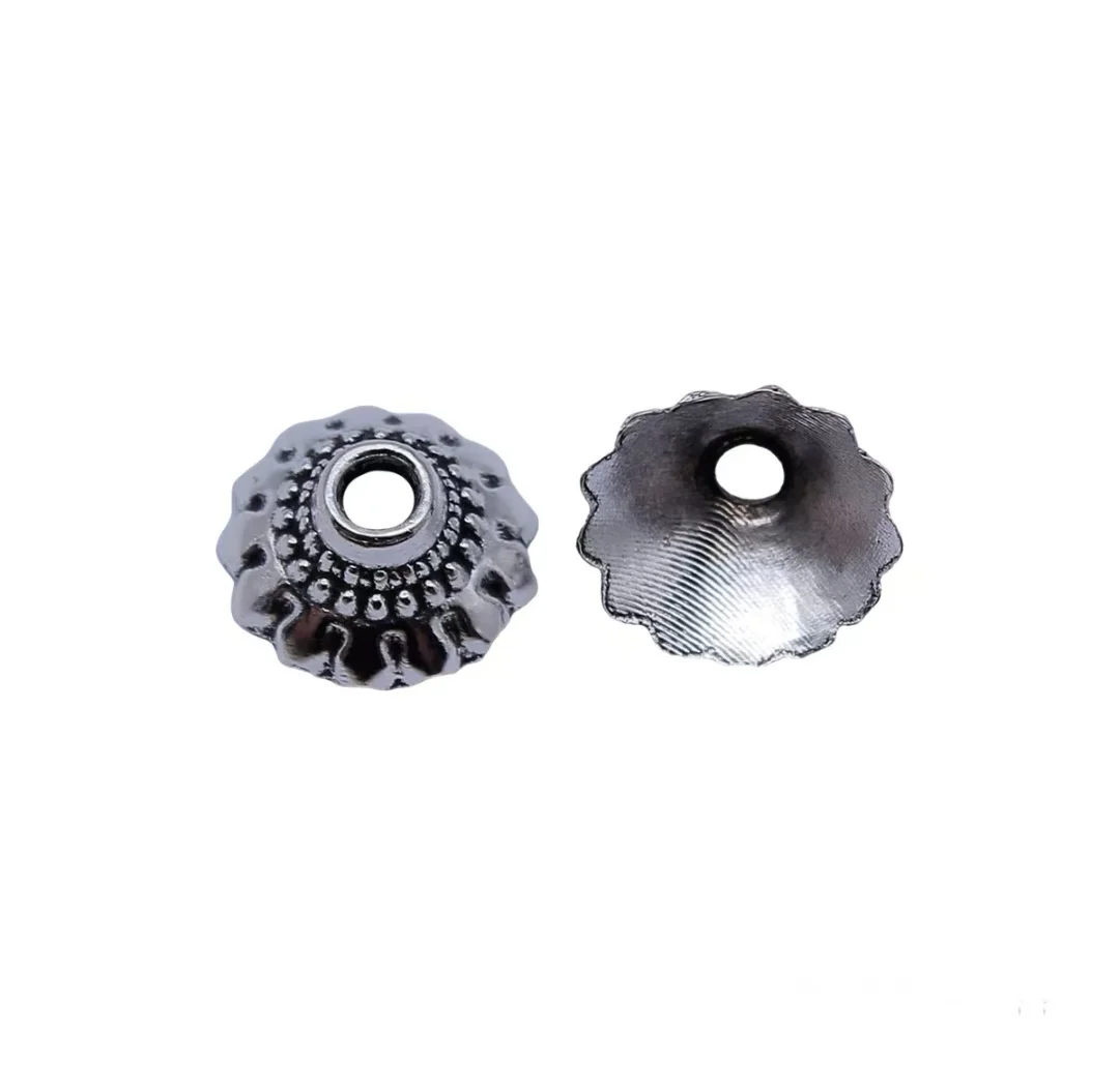 60pcs 10x10x4.7mm Zinc alloy metal tibetan silver,antiqued bronze plated bead caps T1214  making accessories