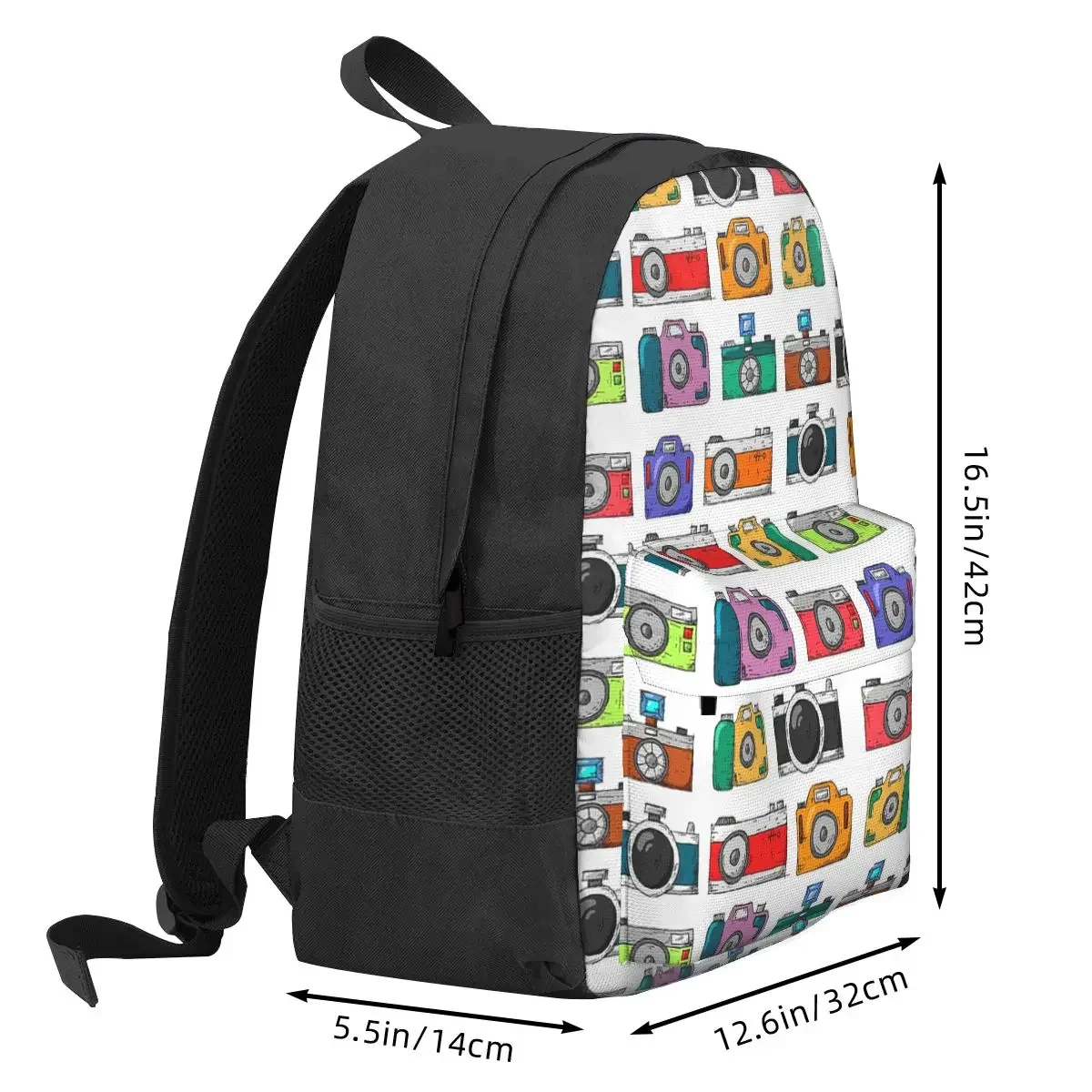 Retro Camera Cameras Backpacks Boys Girls Bookbag Children School Bags Cartoon Kids Rucksack Laptop Rucksack Shoulder Bag