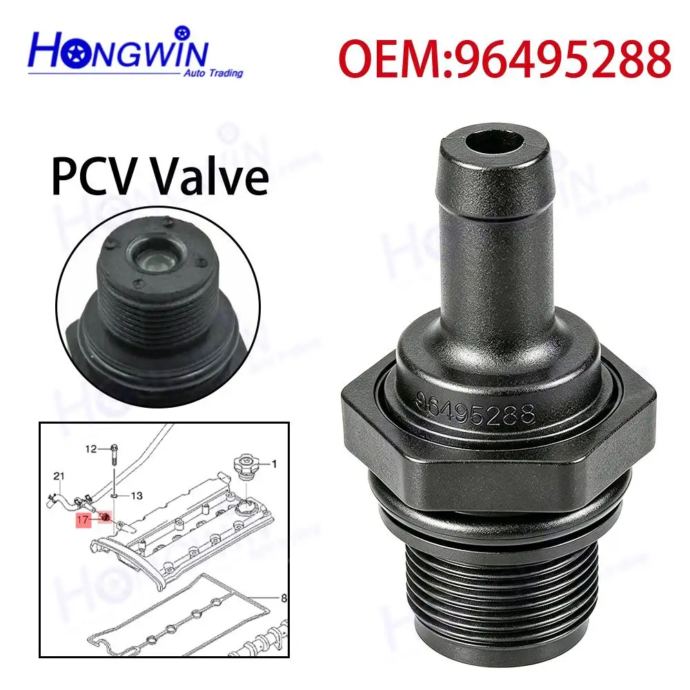 

Brand New Check PCV Valve 96495288 CV2565C For GM Chevrolet Aveo 5 Nissan Sentra Almera Tiida Murano Daewoo Optra