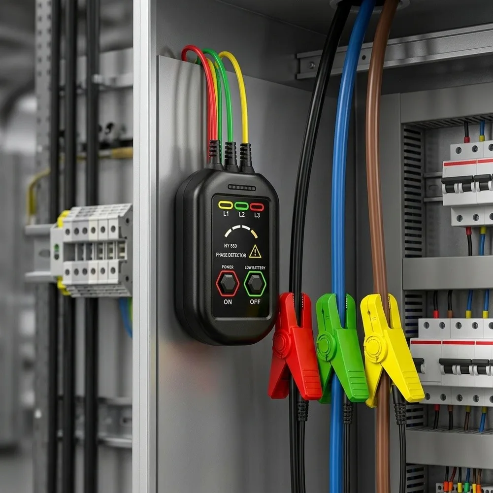 Electrical Maintenance Tool HY850 Non-contact Phase for Positive Phase Reverse Phase and Missing Phase Identification
