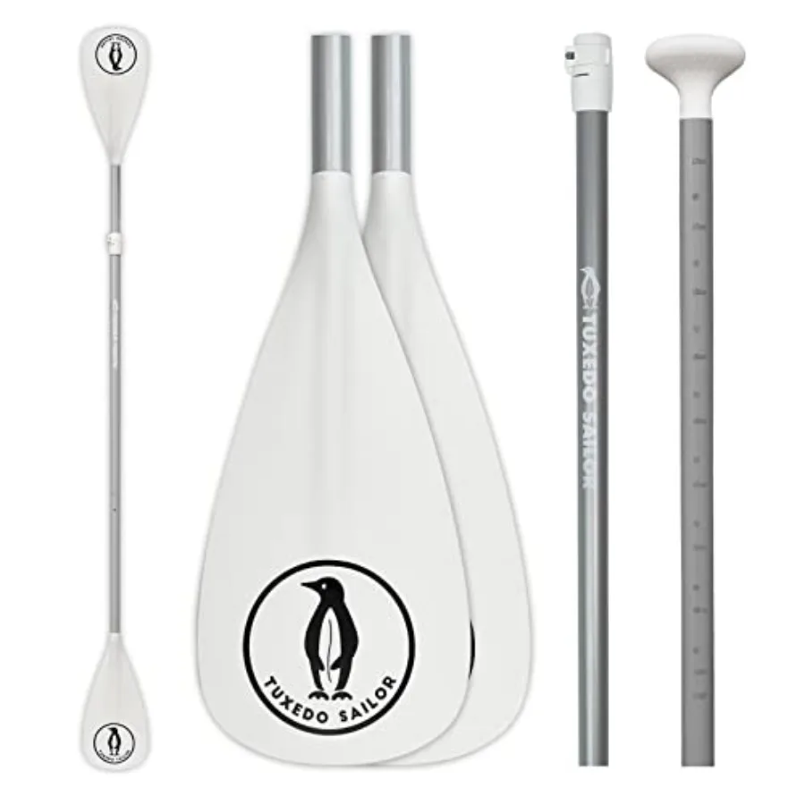 

SUP Paddle - 3 Pcs Adjustable Stand Up Paddle Board Paddle - Lightweight and Floating Paddle Board Oar - Durable and Packable,