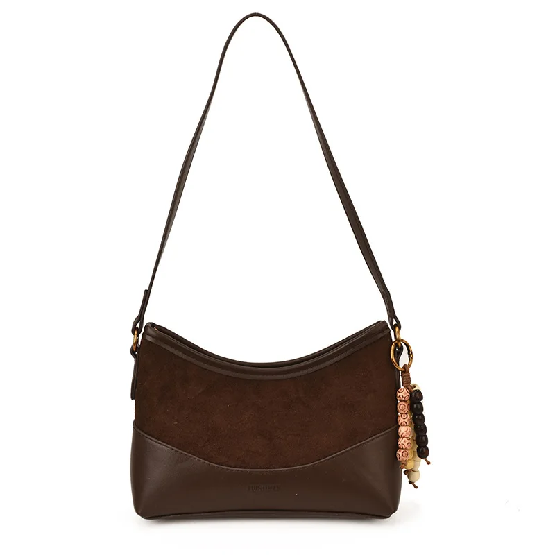 

2025 Vintage Underarm Bag for Women, Retro Small Square Purse, Genuine Leather Multi-way Crossbody Bag, Minimalist Shoulder Bag