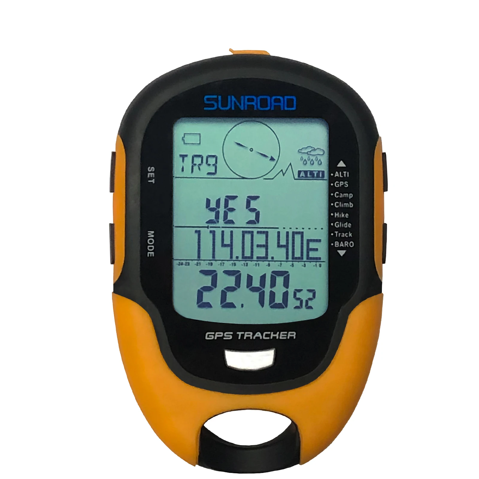 FR510 Electronic Barometer Thermometer with LED Torch IPX4 Waterproof Sports Meter with Lanyard for Hiking Camping Fishing - view 4
