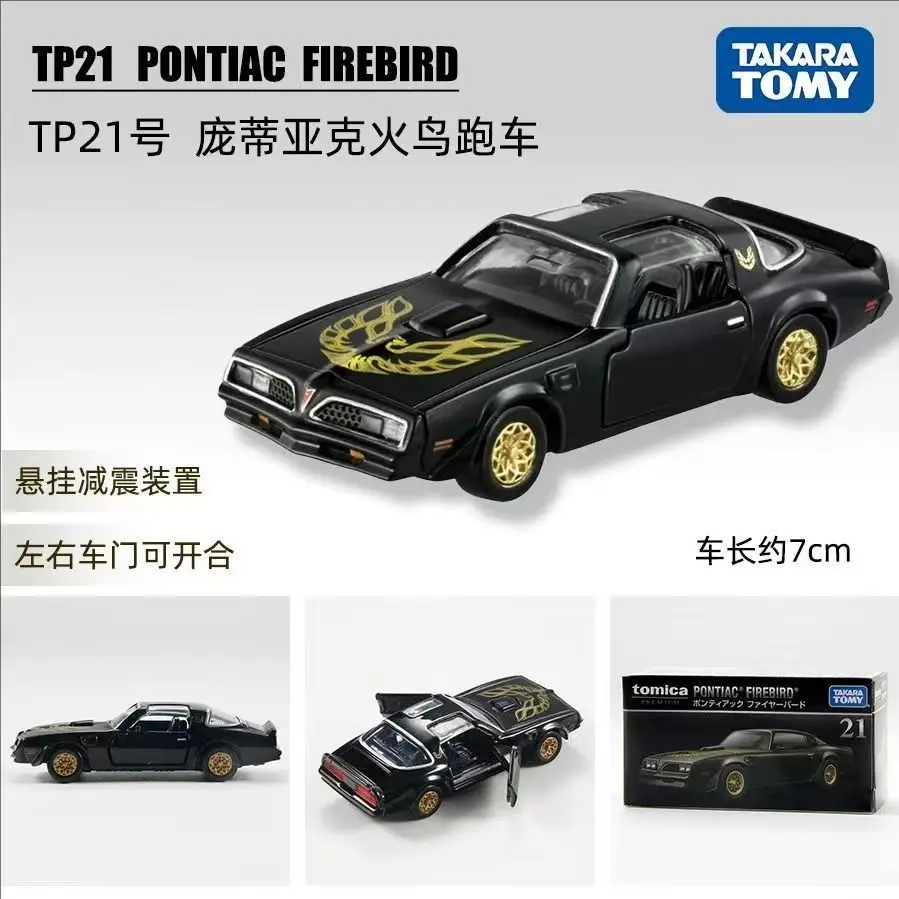 TAKARA TOMY Premium Pontiac Firebird Diecast Alloy Muscle Car Model with Iconic Phoenix Decal Collectible Gift Car Enthusiasts