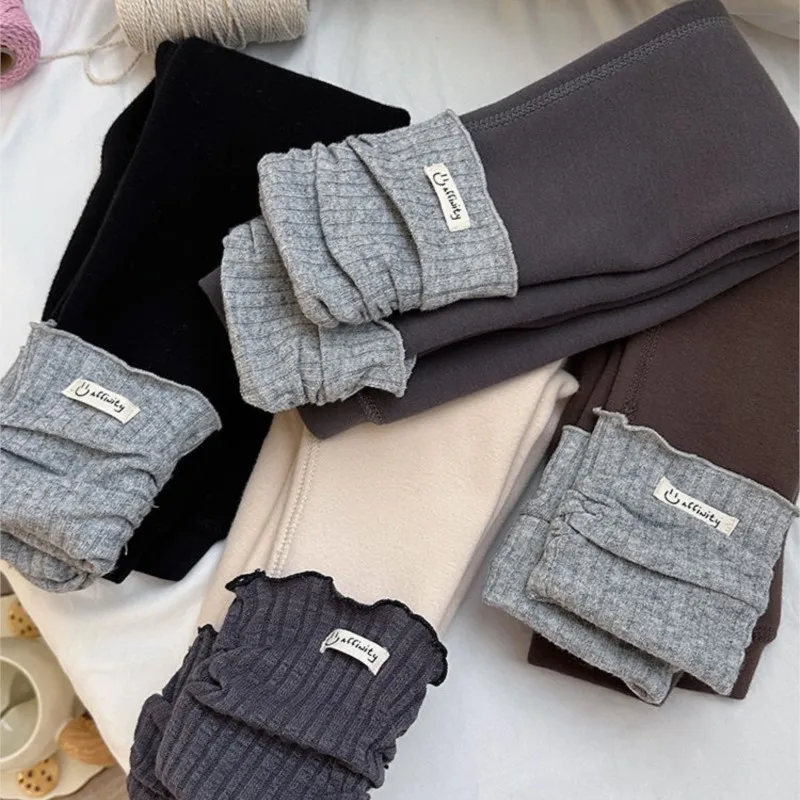 Fashion Baby Girl Legging Letter Print Bottom Pants Infant Toddler Child Spring Autumn Winter Warm Trousers Baby Clothes 1-10Y