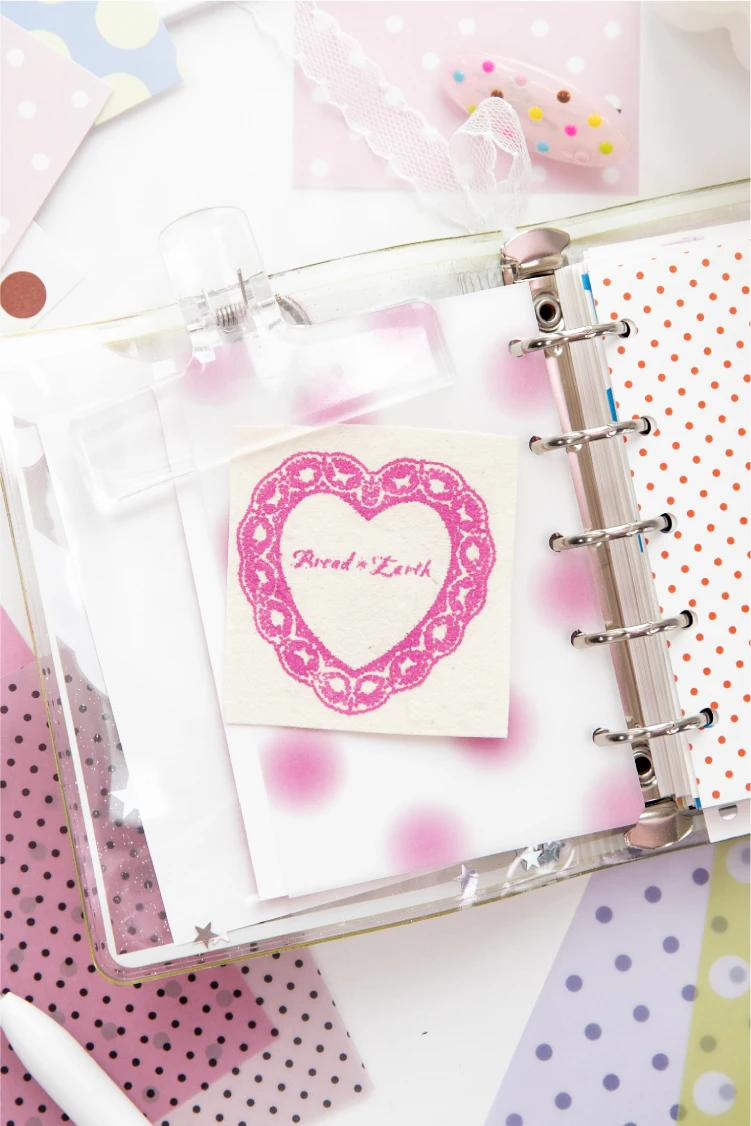 Journal GO 32 Stück Polka Dot Waltz Vintage Dots Dual Material Paper Kreatives DIY Junk Journal Collage Scrapbooking Hintergrund DIY – Detail 13