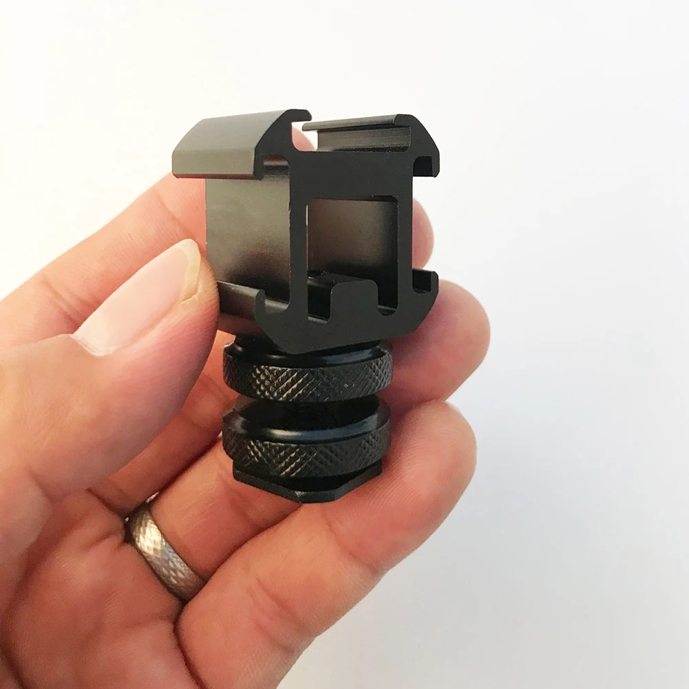 Kamera Blitzschuh Halterung Kamera Blitzschuh Verlängerung Halterung 1/4 Zoll Schraube Auf-Kamera Mount Adapter für LED Video Licht Mikrofon Monitor