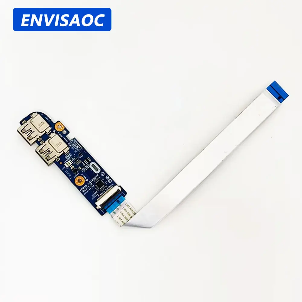 USB Jack Board For HP 15S-DU 15S-DY 15-DW TPN-C139 Laptop I/O USB Jack Port Board with Cable FPW50 LS-H327P 435OX632L01