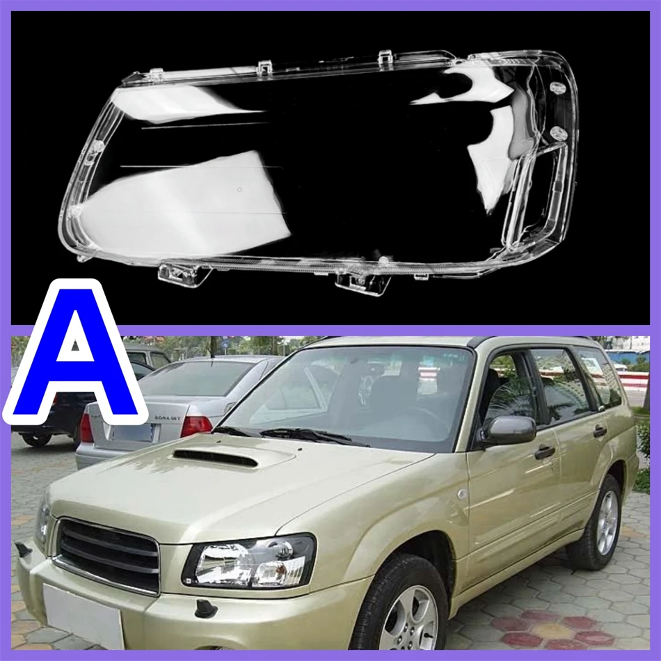 

For Subaru Forester 2003 2004 2005 Car Accesorries Lights Cover Using Transparent PC Plastic Raw Material Production