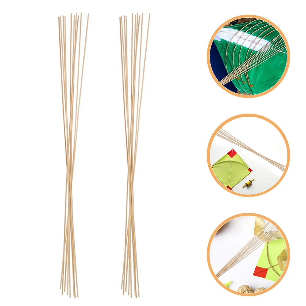 20 szt. wstępnie przyciętych pałeczek bambusowych do ramek latawców, projekty DIY, zestaw do robienia latawców, aktywności kreatywne z bambusa na zewnątrz