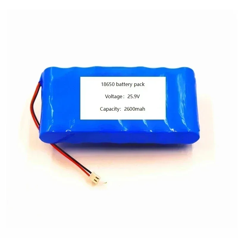 충전식 리튬 배터리, 리튬 이온 배터리 팩, 감시 스피커, 7s1p, 25.9V, 2600mAh, 18650 배터리, 24V, 2.6Ah