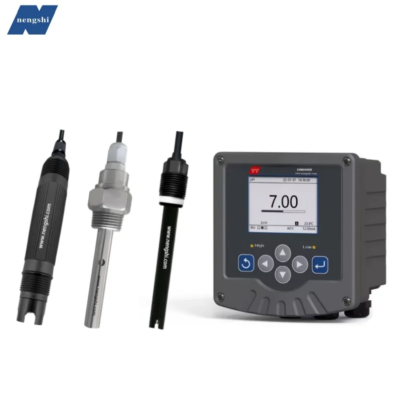 Online Industrial 4-20mA Ec Ph Meter For Hydroponics Conductivity Meter With Rs485 Optional