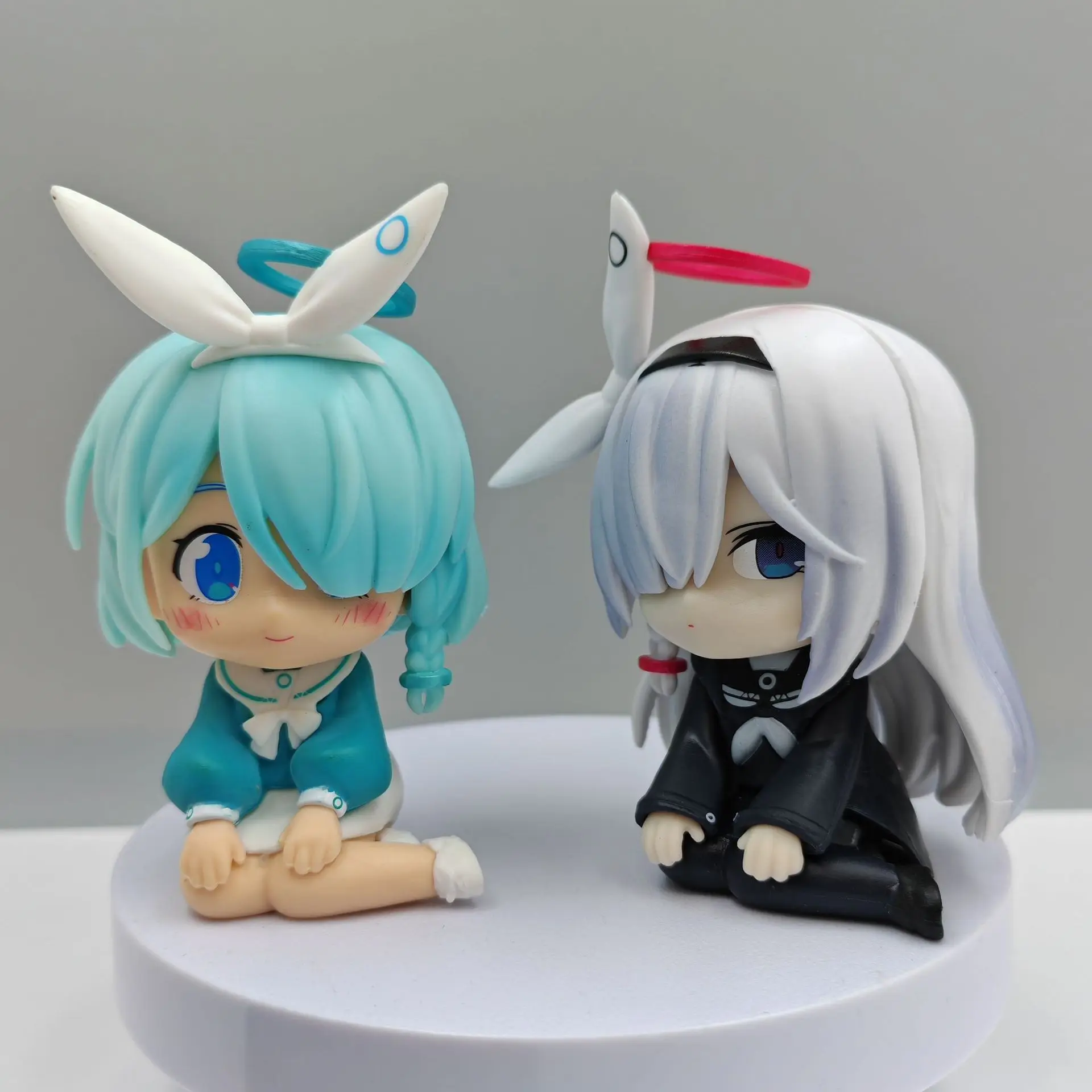 Statue de figurine d'action de dessin animé Plana, archives bleues, modèle de collection, ornements de voiture de bureau, modèle de poupée, cadeaux de noël