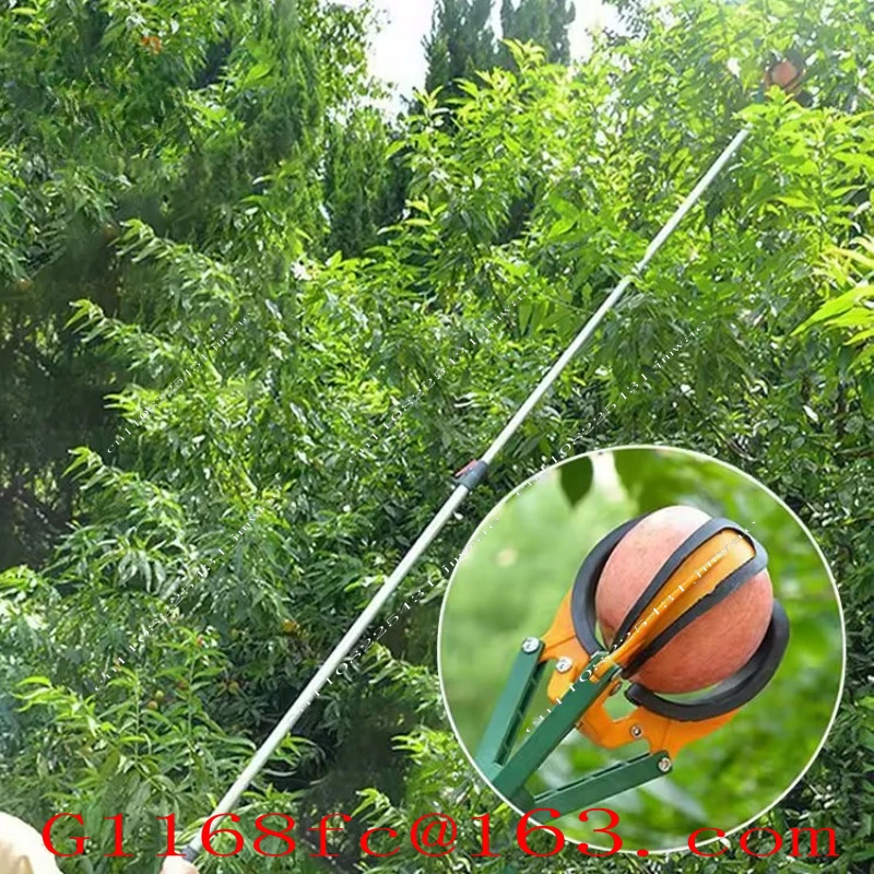 Apple Picking Tools, Fruit Picking, Telescopic Rod, High-altitude Claw, and Fruit Three-grip