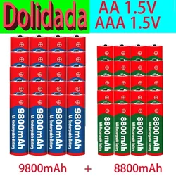 1,5 V Akku, AAA 8800mah + AA 9800mah, Alkaline Technologie, Geeignet Für Fernbedienung, Spielzeug/computer, Etc