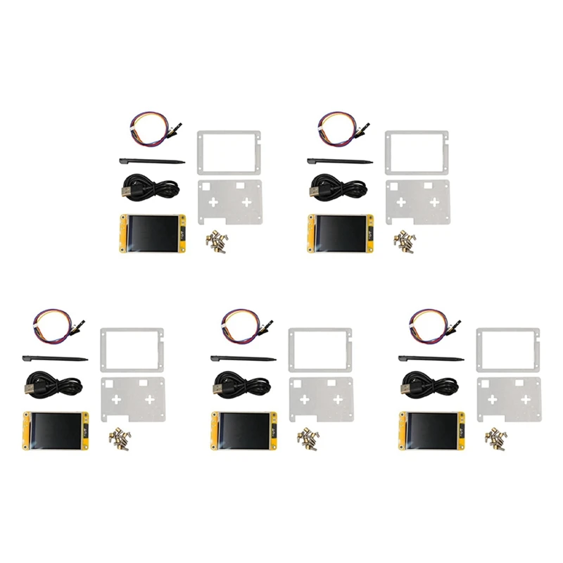 

5X Nerdminer V2 2.8 Inch Display BTC Solo Lottery Nerd Miner 56KH/S Crypto Bitcoin Miner Solo Mining Machine