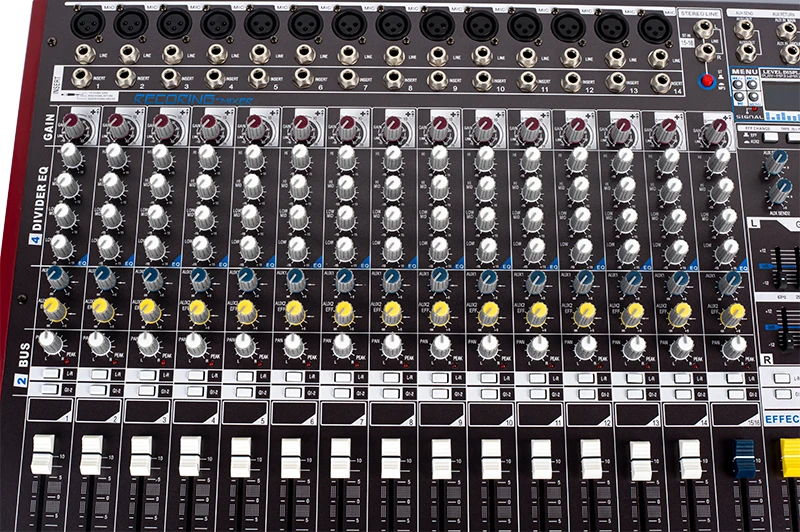 Factory Direct 14 Channel Music Mixing Console Power Mixer Audio With USB And 48v Phantom Power Supply