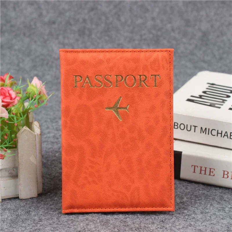 New Style Passport Holder Map PU Passport Cover Travel Essential Cruise Must Have Passport Holders Slim and Portable for Travel