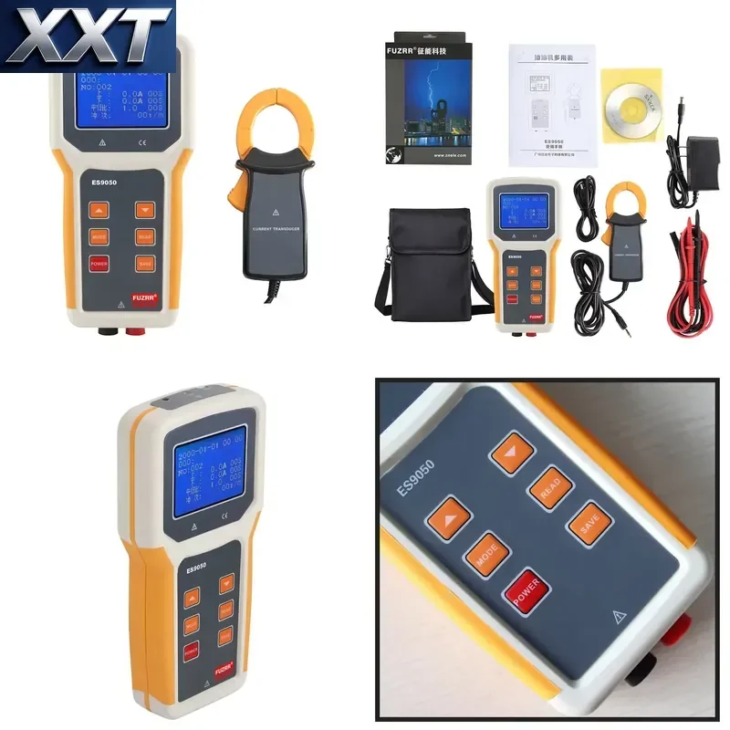 XXT FUZRR ES9050 Oilfield Multi-function High-precision AC Voltage Current Frequency Meter Current Voltage Phase Meter