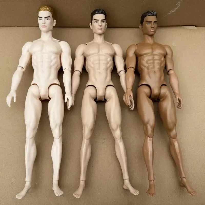 Gemeinsame Mobilität Bewegliche Muskel Männliche Puppe Körper Nude Männlich 1/6 Action Figur Freund Mann Modell Zubehör DIY Zeichnung Mannequin