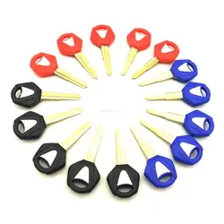 10pcs/lot Motorcycle Blank Key Uncut Blade For Yamaha YZF R1 R6 XJR1200 XJR1300 FJR1300 SR400 XVS400