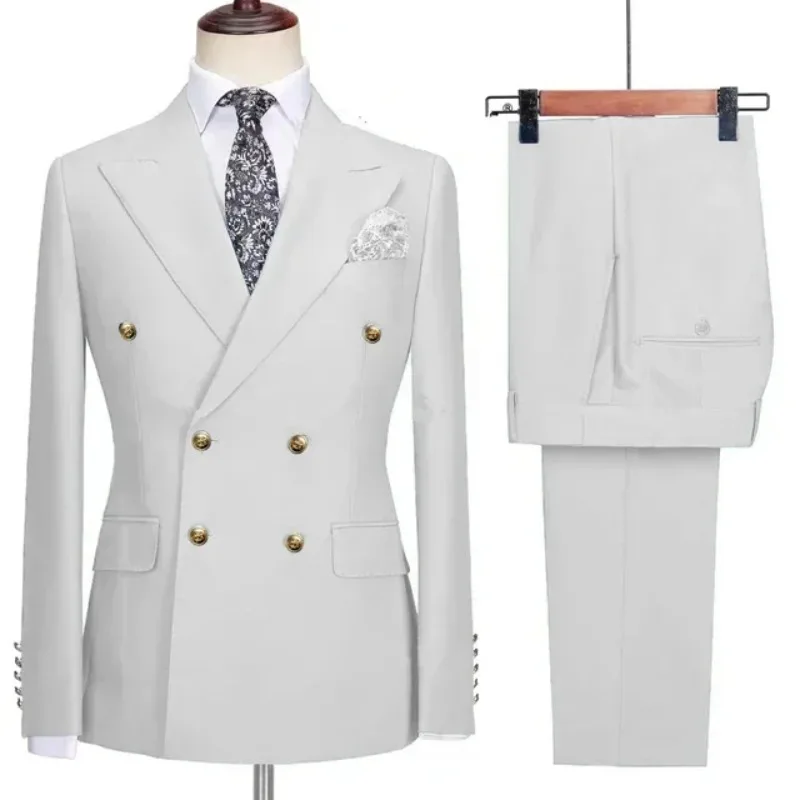 Thumbnail 3 - #22 Trending Mens Double Breasted Formal Suits Right Now