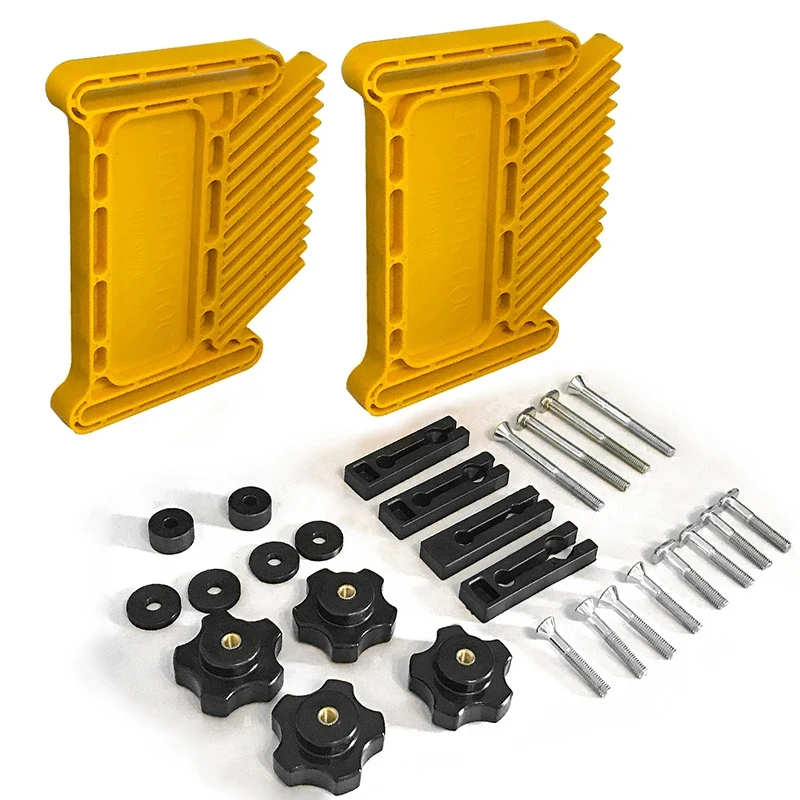 Multi-purpose Feather Loc Board Grupo Plumas Duplas Miter Gauge Slot Carpintaria Máquina de Gravura Faça Você Mesmo Ferramentas