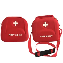 High Quality Home Portable Waterproof First Aid Kit Red EVA Bag For Family Or Travel Emergency Medical Treatment