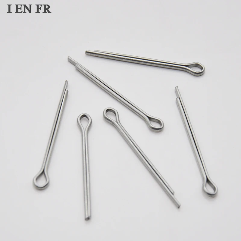 10/50pcs M2 M2.5 M3 M4 M5 M6 GB91 Carbon Steel U Shape Type Car Spring Open Split Elastic Cotter Hair Pin Clip Clamp Tractor