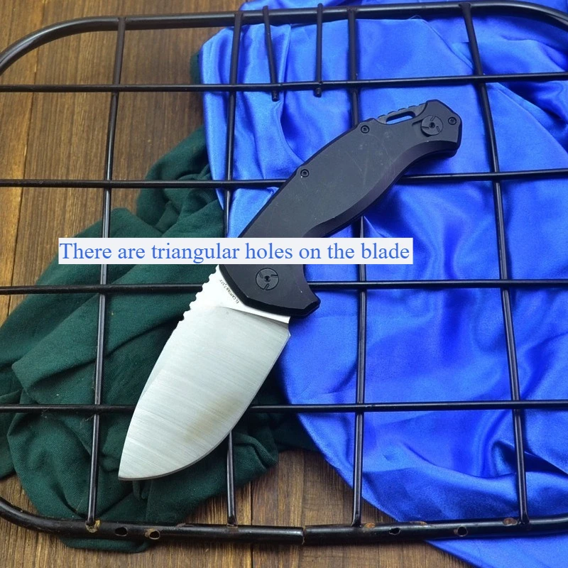 SK02 Portable Folding Pocket Knife Sharp D2 Steel Blade Aluminum Handle,  Outdoor Knife for Camping Hiking  Daily Carry