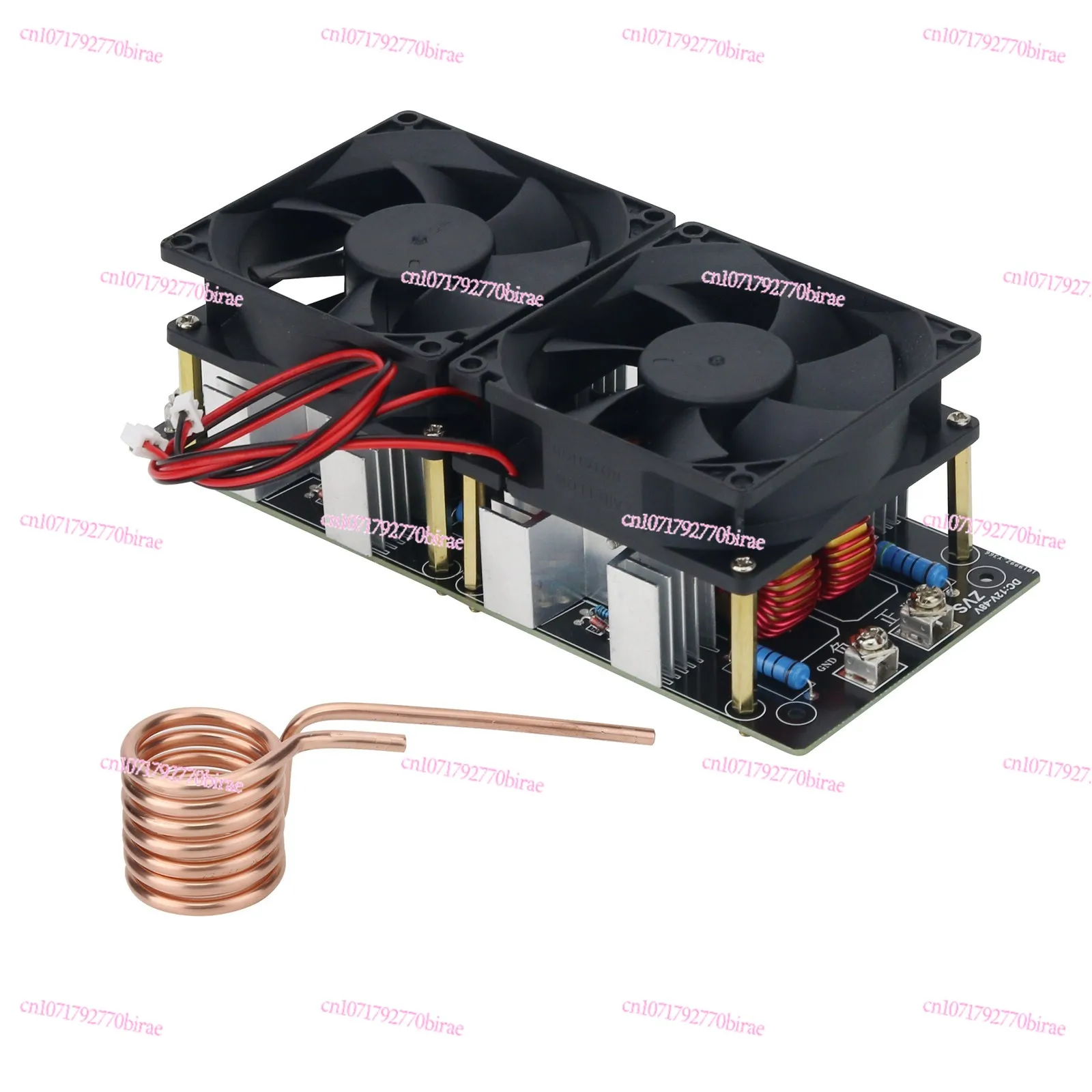 

2000W DC 12-48V ZVS Induction Heater Induction Heating Machine with 7 Turns of Induction Heating Coil