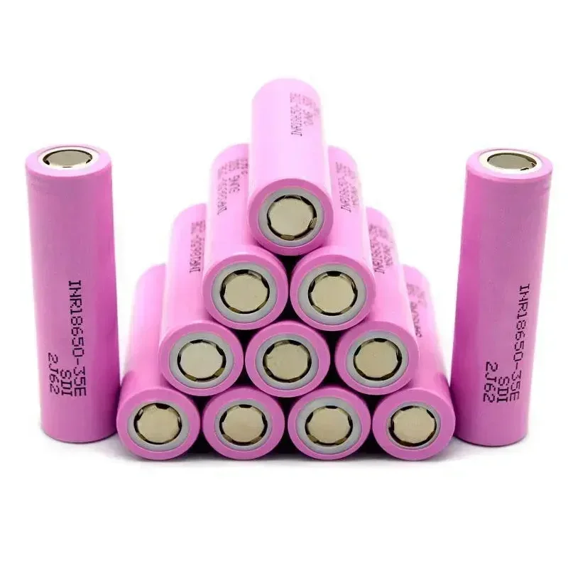 1-20PCS NEW 18650 Lithium-Ion Battery 3500mAh 25A Discharge INR18650 35E 3.7V Flashlight Battery Electronic Cigarette Battery