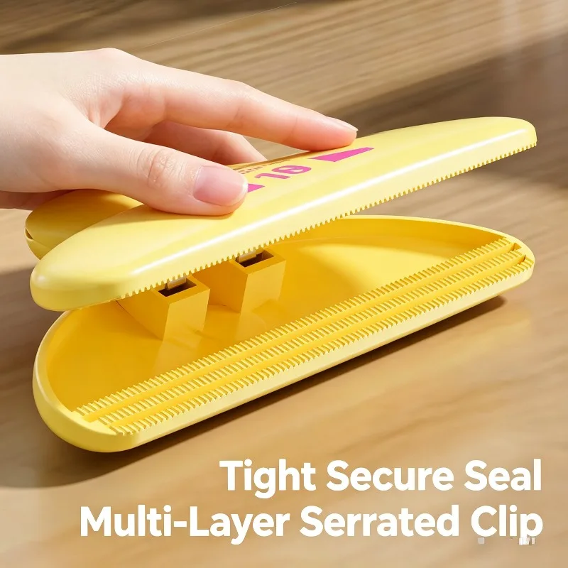 3pcs Airplane Shape Food Bag Clip Magnetic Refrigerator Sealing Clip Portable Snack Chip Bag Sealer Clamp Kitchen Storage Gadget