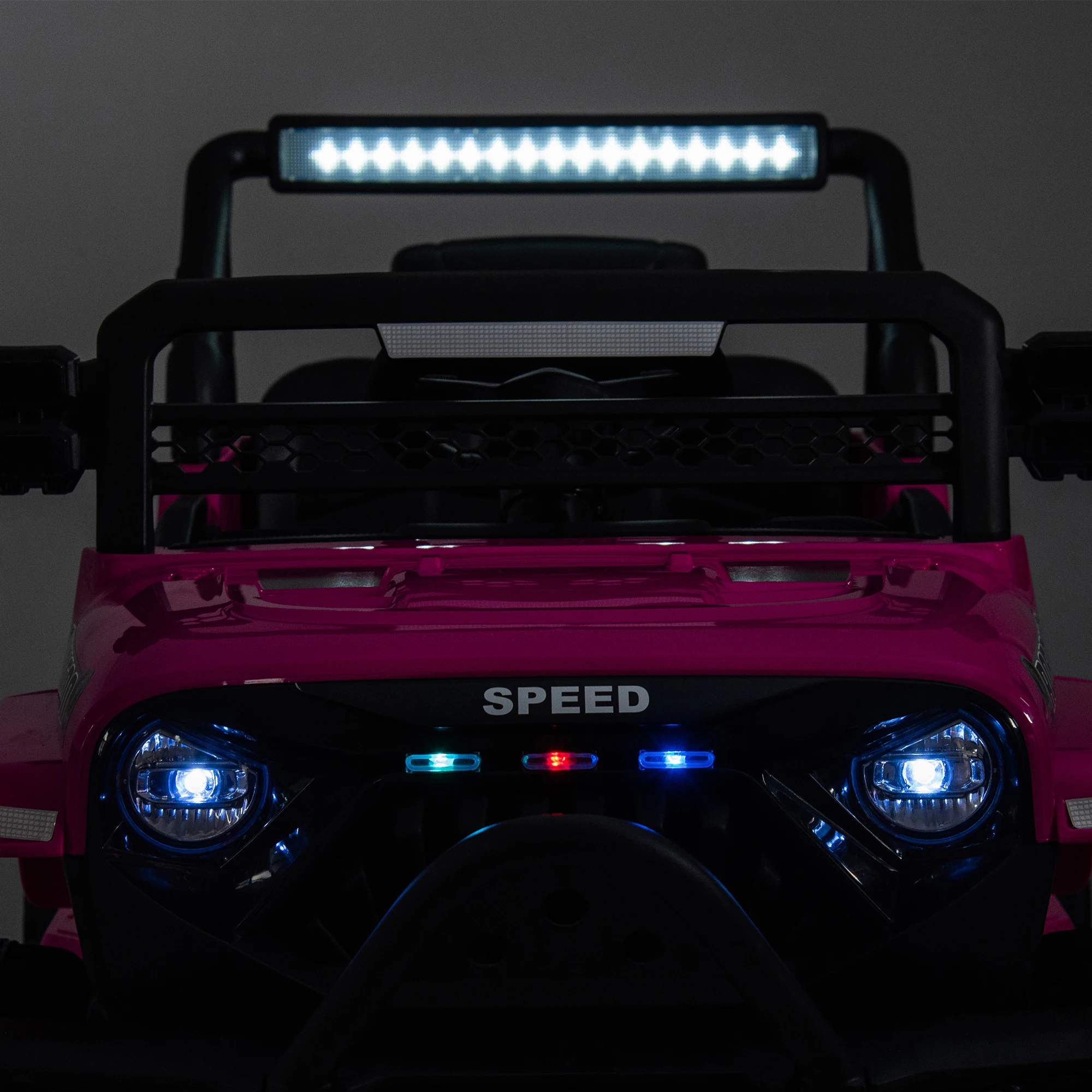 12V キッズライドオン トラックカー 2WD 親用リモコン 四輪サスペンション MP3 USB LEDライト付き 早期教育ギフト 1～4歳向け