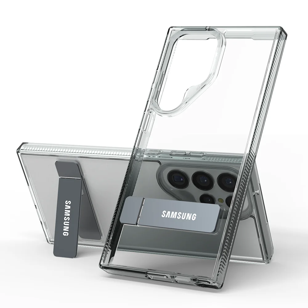 Metal Holder Case For Samsung S25 S24 S23 Ultra Plus Case St
