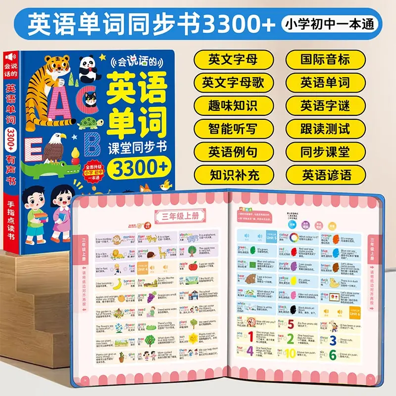 

Learning Chinese Character Audiobooks, Children's Early Education Cognitive Enlightenment, Chinese Character Recognition Books