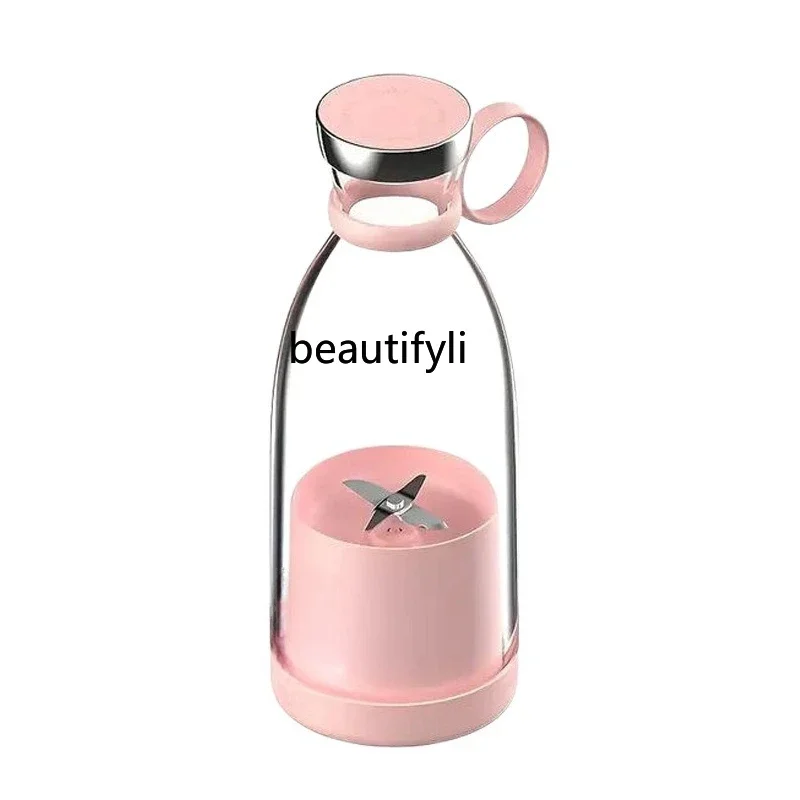 Asmt42 Entsafter Kleiner tragbarer Gemüsesaft-Entsafter für den Haushalt, Mini-Schüttelbecher für den Schlafsaal