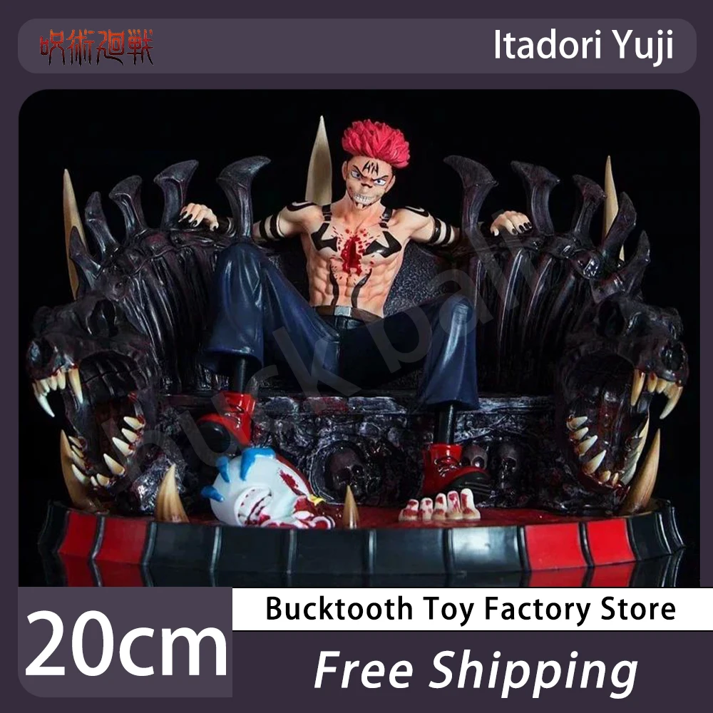 

20cm Jujutsu Kaisen Gk Figure Itadori Yuji Anime Figurines The Cursed King Ryomen Sukuna Action Model Pvc Collection Statue Toy