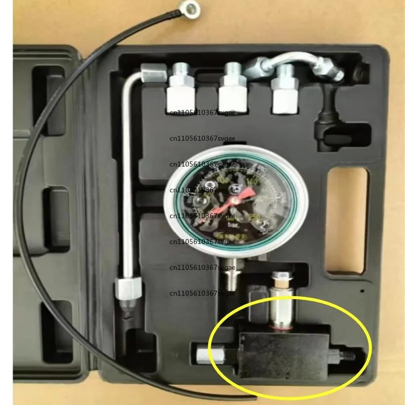 Diesel  Piston Repair 2500bar High Pressure Common Rail Pump Plunger  Test Tool Set with  Limiting Valve
