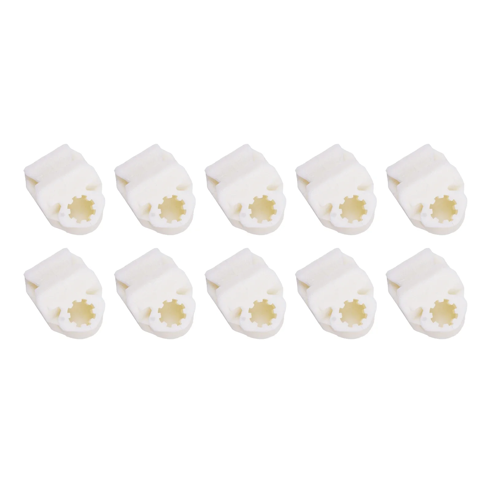 White Car Brake Hose Clips 5.7mm Hole Size Compatibility For R32 Robust Construction Safety Enhancement Car Maintenance For Golf