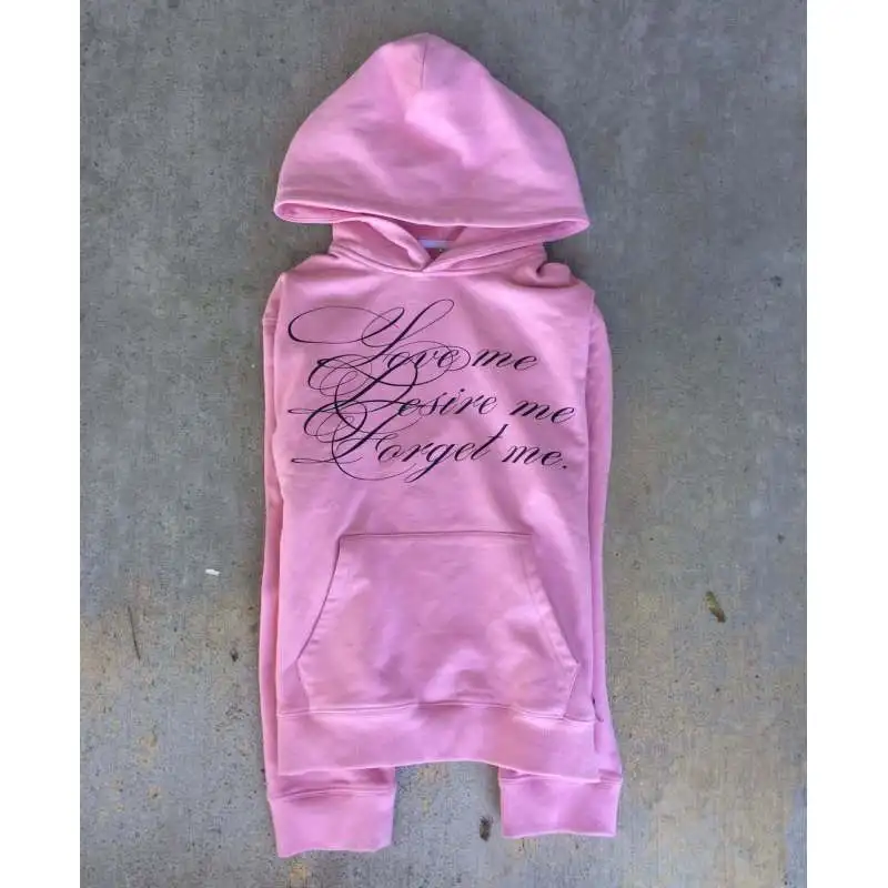 سترة بقلنسوة Y2K Streetwear Essential Dark Vintage Punk Print #3