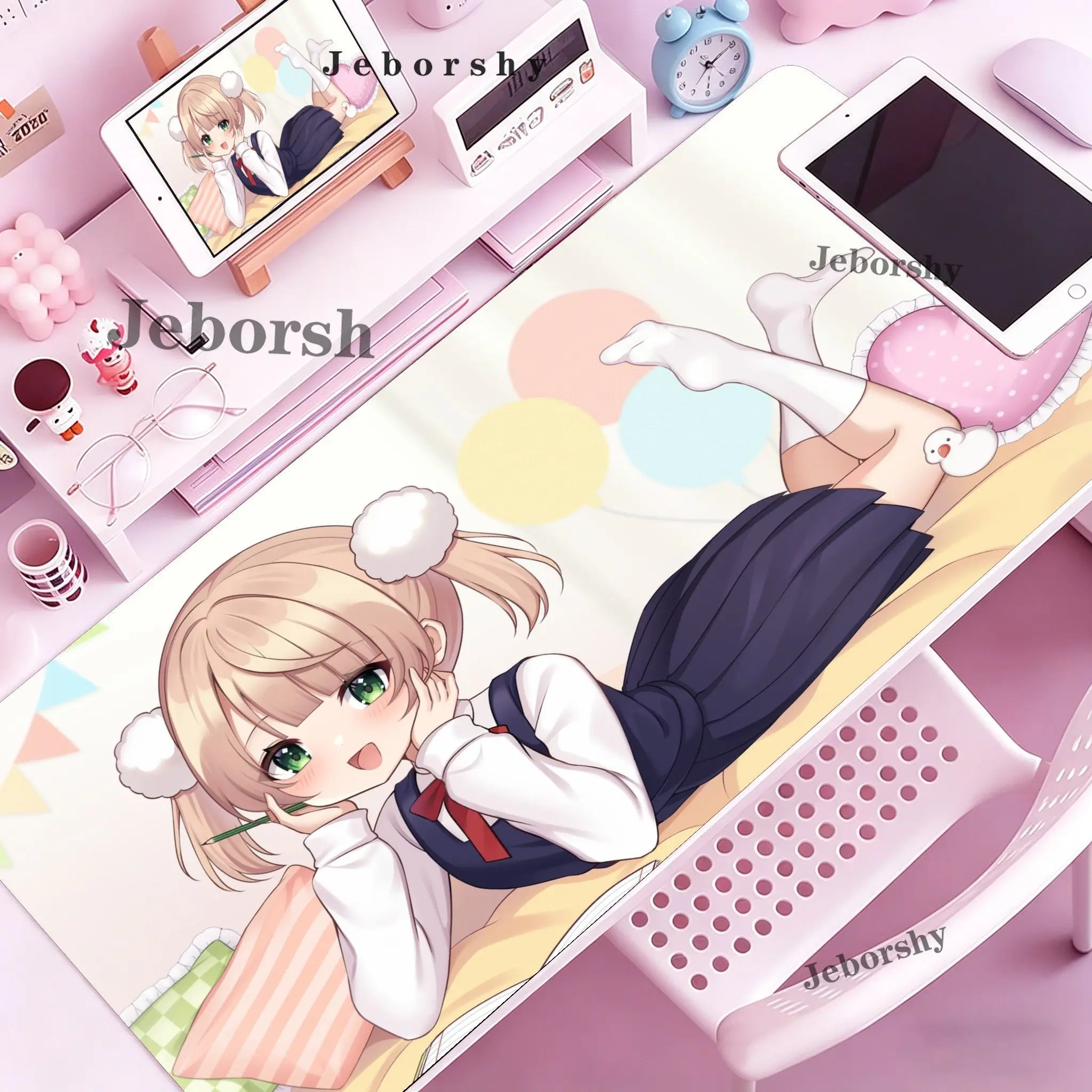 S-Shigure Ui Mouse Pad E-Sports Players Game Accessories Game Keyboard Pad Gamer Desktop Mat Deskmat Keyboard Pad
