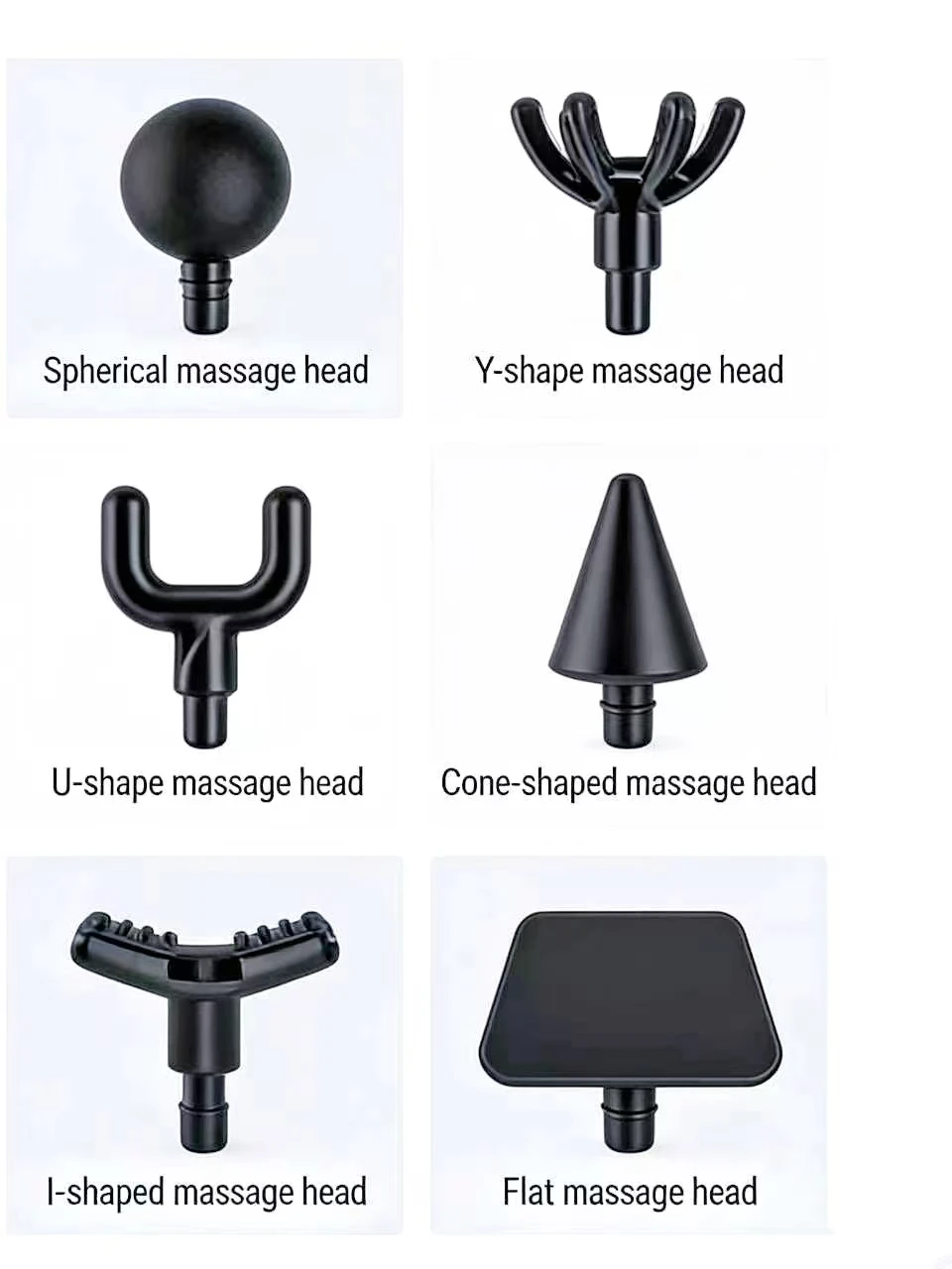 Fascia Gun LCD Screen High Frequency Multigear Adjust Electric Muscle Aelax Massager Household Rechargeable Noise Reduction Fas